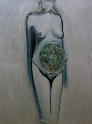 Alex Carletti Pachamama, 2017 Acrylic on board