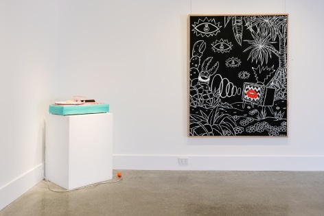 Lee McConnell Hypnagogic Tableau Installation View ​2019 Lone Goat Gallery