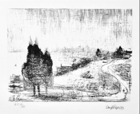 Lloyd Rees Illawarra Landscape, 1980 Lithograph Printed by Fred Genis
