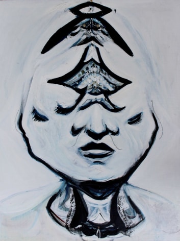 Alex Carletti Buddha, 2017 Acrylic on board