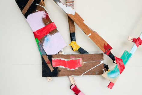 Maggie Schreiber Stelcur Pool (detail) 2018  mixed media