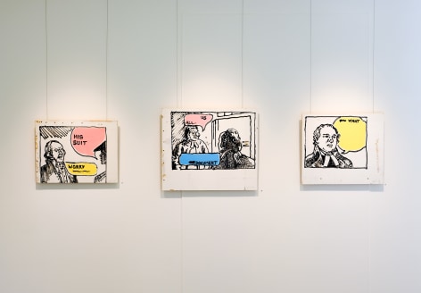 Jacob Boylan Dire Contact exhibition Installation View at Lone Goat Gallery 2020