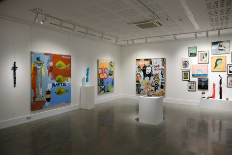 Mart Baptist & Lee Ralph Inhabit Installation View Lone Goat Gallery