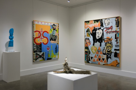 Mart Baptist & Lee Ralph Inhabit Installation View Lone Goat Gallery