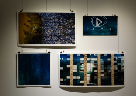 Stu Murphy Pause exhibition ​Installation View at Lone Goat Gallery Byron Bay 2019