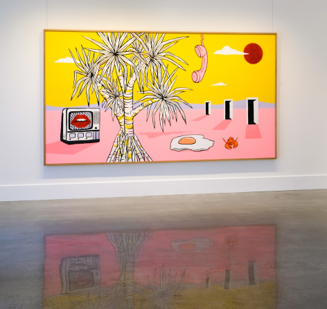 Lee McConnell Hypnagogic Tableau Installation View ​2019 Lone Goat Gallery