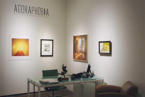 Installation photograph of AGORAPHOBIA: Portraits of American Interiors, Richard Ross, Patricia Chidlaw, Pamela Enticknap