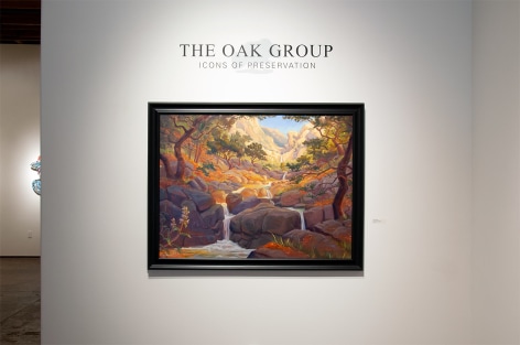 THE OAK GROUP: Icons of Preservation installation photograph with Kevin Gleason