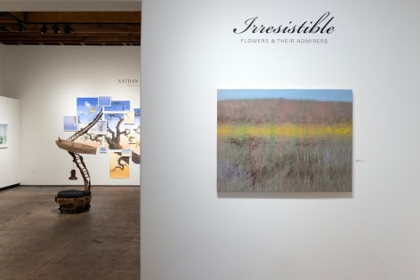 Installation photograph of IRRESISTIBLE: Flowers & Their Admirers, Maria Rendon