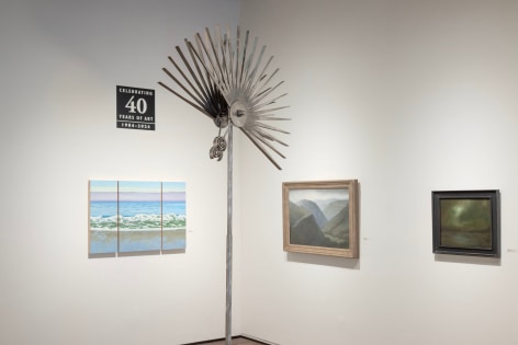 CELEBRATING 40 YEARS of ART Installation shot, 2024