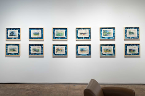 HOLLI HARMON, To Feast on Clouds Installation shot, 2023