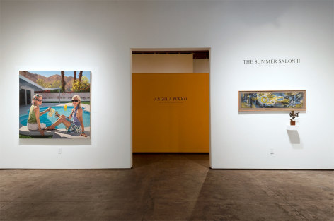 Installation photograph of The Summer Salon II, 2022 with DJ HALL, GORDON ONSLOW FORD, and SIDNEY GORDIN