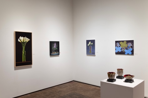 Installation photograph of IRRESISTIBLE: Flowers & Their Admirers, John Nava, Susan McDonnell, Dan McCleary, John Millei, James Haggerty
