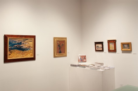THE SUMMER SALON, 2019 installation photograph with Ray Strong, Leon Dabo, Nell Brooker Mayhew, and Colin Campbell Cooper