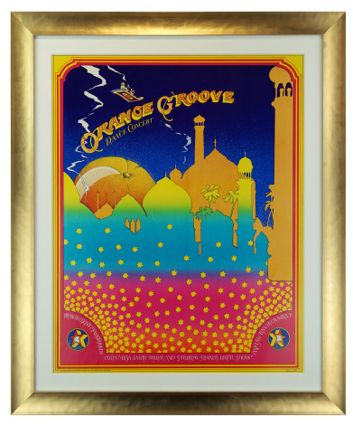 Orange Groove poster by Robert Fried, 1968, Orange County CA