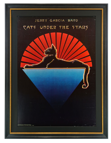 Cats Under The Stars poster 1978 by Stanley Mouse