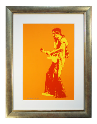 Jimi Hendrix poster for 1969 Madison Square Garden NY concert. Photo by Nona Hatay