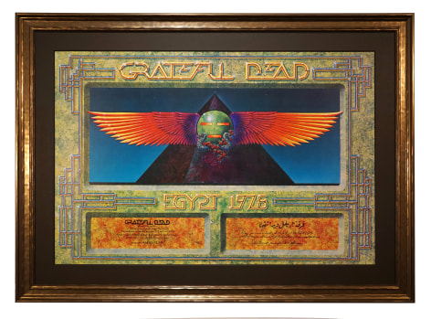 AOR 4.239 Original Grateful Dead Egypt poster by Alton Kelley 1978