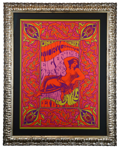 AOR 2.311 poster by John Lichtenwalner for Moby Grape and Big Brother at The Ark in Sausalito 1967