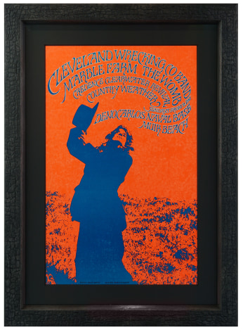 Cleveland Wrecking Company band poster 1968 Credence Clearwater Revival 1968 poster