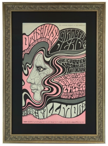 BG-51 poster Grateful Dead &amp; Otis Rush at the Fillmore San Francisco 197 by Wes Wilson