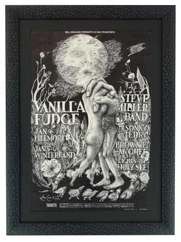 BG-101 poster by Lee Conklin for Vanilla Fudge and Steve Miller at Fillmore 1968