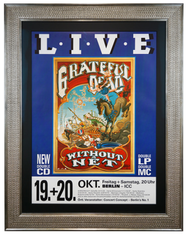 Grateful Dead live in Berlin poster 1991 by Rick Griffin also featuring Without a Net Poster By Rick Griffin