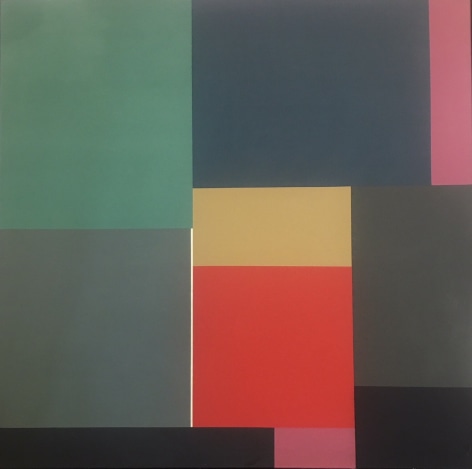 Mercedes Pardo.&nbsp;Untitled,&nbsp;1976,&nbsp;Acrylic on canvas,&nbsp;47 3/16 x 47 3/16 in.&nbsp;