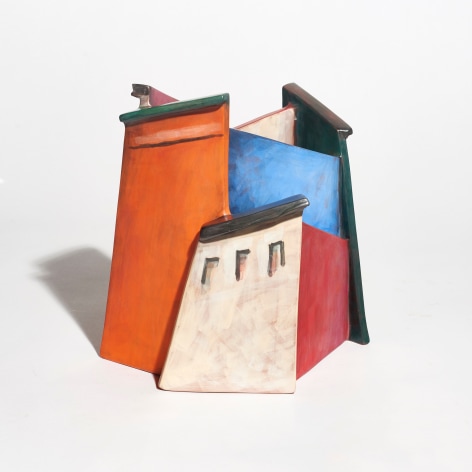 Lidya Buzio. III, 2013, painted earthenware, 11 x 10 &frac12; in.