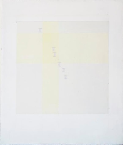 Melanie Smith, Diagram 48, 2016. Oil and encaustic on wood, 16 1/2 x 14 3/16 in.