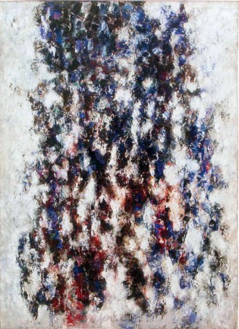 Mercedes Pardo.&nbsp;Composici&oacute;n implicita (Implicit composition), 1959.&nbsp;Oil on canvas,&nbsp;51 1/8 x 38 1/4 in.