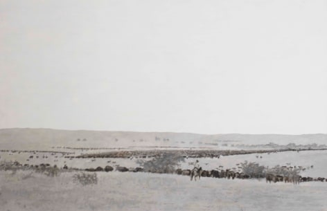 Melanie Smith.&nbsp;Diagram 61, 2016. Oil and encaustic on mahogany. 10 &frac14; x 9 &frac12; in.