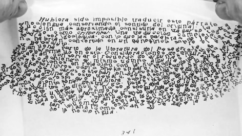 Oscar Mu&ntilde;oz, Distop&iacute;a, Ed. 4/5 (Edition of 5 + 2 AP), 2014. Video FHD single channel / no sound, Video: 15&nbsp; min