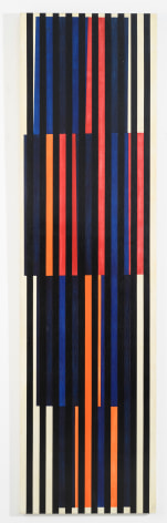 Alejandro Otero, Coloritmo 70 [Colorhythm 70], 1960. Duco on wood, 59 x 16 1/8 in. (150 x 41 cm.)