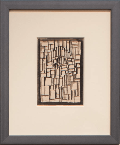 Jos&eacute; Gurvich, Untitled, 1961. Ink on paper, 8 x 4 3/4 in. / 20.3 x 12 cm.