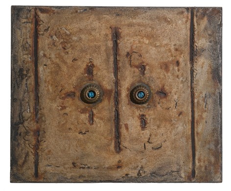 Elsa Gramcko, Comportamiento ante lo real [Behavior before the Real], 1966. Diverse materials and mixed media on wood, 19 5/8 x 23 5/8 in.