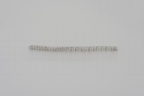 Miguel Angel R&iacute;os, Untitled #8 (Meta Series), 2010. Ready made wire, paper, ink. 10 in. x 26 3/16 in. x 1 in. / 25.5 x 66.5 x 2.5 cm