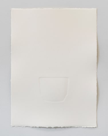 Reynier Leyva Novo, Solid Void #3, 2022. Embossed paper [Fabriano 300 lb.], 22 x 30 in.
