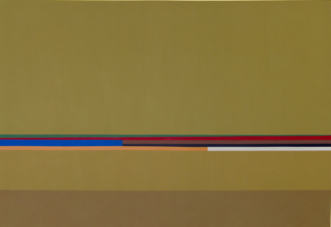 Mercedes Pardo.&nbsp;Atardecer, 1980, Acrylic on canvas, 43 5/16 x 62 15/16 in.