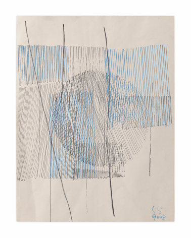 GEGO - Gertrud Goldschmidt. Sin t&iacute;tulo [Untitled], 1962. Ink and crayon on paper.&nbsp;&nbsp;20&rdquo; x 16-1/8&rdquo; x 1-5/8&rdquo;