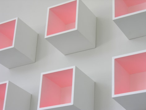 Luis Tomasello, Mural Chromoplastique, 2011 (detail). Acrylic on wood