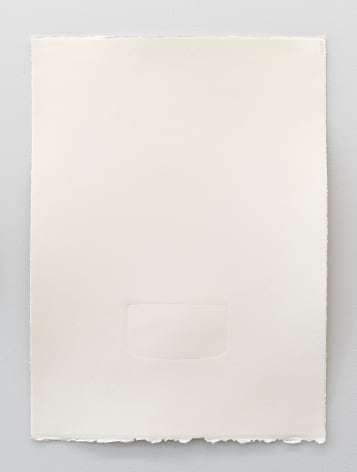 Reynier Leyva Novo, Solid Void #9, 2022. Embossed paper [Fabriano 300 lb.], 22 x 30 in.