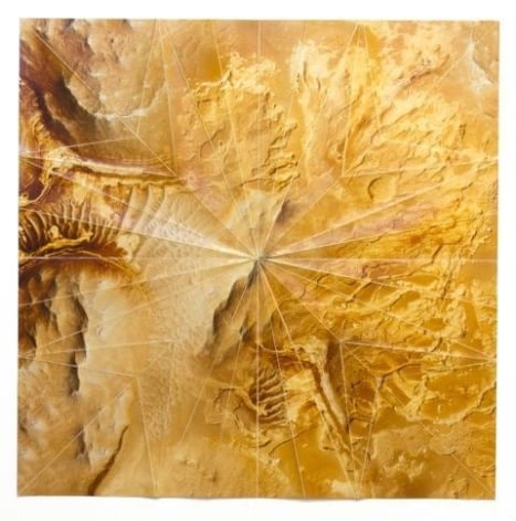 Clarissa Tossin, Study for a Landscape (Mars), 2012. Archival inkjet on pearl paper, 30 in. x 30 in.