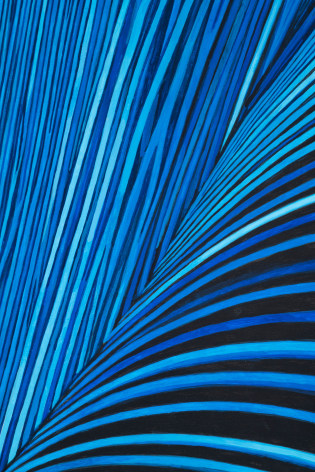 Melanie Smith, Psychoactive Render 2 (detail),&nbsp;2021. Pigments on veneered wood panel, 55 1/8 x 47 1/4 in. (140 x 120 cm.)