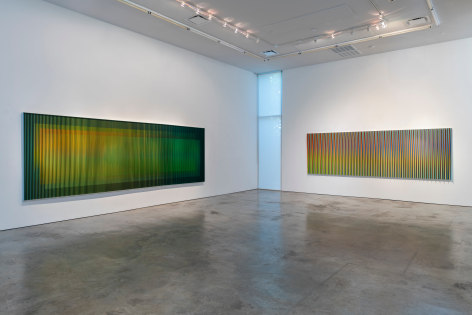 Installation view of&nbsp;Carlos Cruz-Diez: A Legacy in Color, 2023, Sicardi | Ayers | Bacino. Photo by Anthony Rathbun.