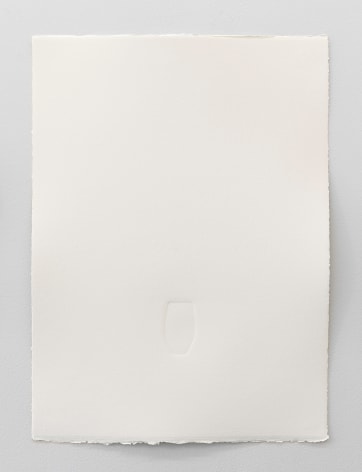 Reynier Leyva Novo, Solid Void #8, 2022. Embossed paper [Fabriano 300 lb.], 22 x 30 in.