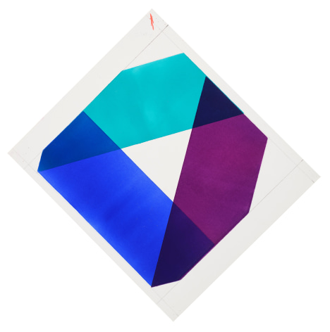 Manuel Espinosa, Untitled, [Serie Lit. color sobre blanco], 1974. Lithographic ink on paper,&nbsp;8 5/8 x 9 7/8 in. (21.9 x 25.1 cm.)