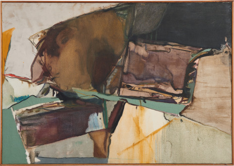 Fanny San&iacute;n, Oil No 2, 1965, Oil on canvas, 47 &frac12; x 43 ⅜ inches