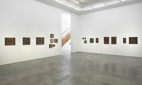 Installation view of Elsa Gramcko: The Invisible Plot of Things at Sicardi Ayers Bacino, 2022.