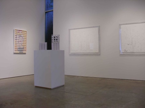 Marco Maggi, Luis Roldan, Sicardi Gallery installation view, 2008